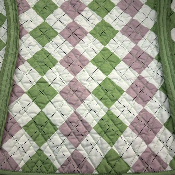 Briggs New York Apple Green Quilted Snap Closure Jacket PL - Picture 6 of 7